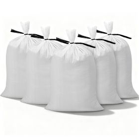 VEVOR Empty Sandbags, 300 Packs 16 x 26 in, Heavy Duty Sand Bags Sacks with Ties, 50lb Capacity Woven Polypropylene Sandbags