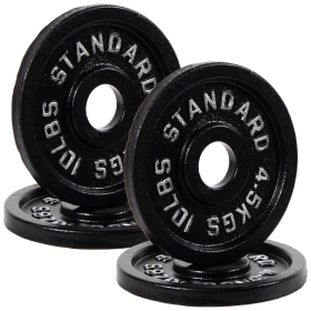 Only Supports Self Picking Cast Iron Weightlifting Boards For Strength Training And Weightlifting, With Multiple Set Sizes Available (Option: 10LB Set of4)
